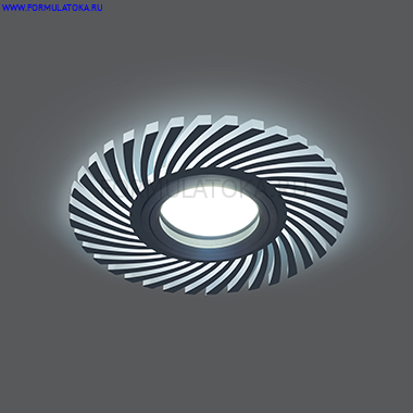 Св-к Backlight BL132 Кругл./Черный, Gu5.3, 3W LED 4000K