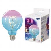 Лампа светодиодная Vintage LED-SF01-4W/SOHO/E27/CW BLUE/WINE GLS77TR ТМ Uniel