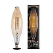 Лампа Gauss Led Vintage Filament BT120 8W E27 120*420mm Golden 780lm 2400K 1/10