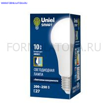 Лампа светодиодная LED-A60-10W/4000K/E27/PS PLS10WH с датчиком освещенности
