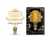 Лампа Gauss Led Vintage Filament Flexible BD160 8W 330lm E27 160*210mm Gray 2400K 1/6