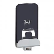 Модуль беспроводной зарядки Qi 1А с дополнительным разьемом USB A 5В 2,4А.Celiane