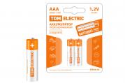 Аккумулятор AAA-1100 mAh Ni-MH BP-2 TDM(1/2/24)