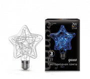 Лампа Gauss LED Vintage Star RGB