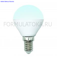 Лампа светодиодная LED-G45-6W/NW/E14/FR/MB PLM11WH «Шар», матов. Серия Multibright. Белый св. 4000К