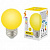 Лампа светодиодная LED-G45-1W/YELLOW/E27/FR/С декоративная светодиодная 