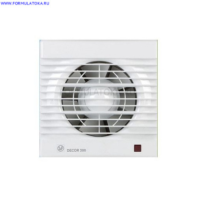 Вентилятор S&P накладной Decor 200C(1/4)