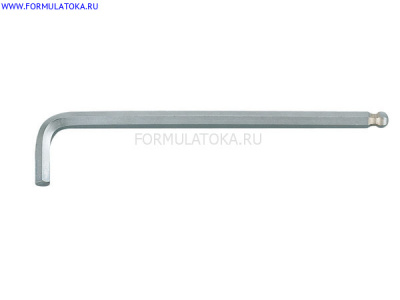 Ключ шестигранный, шаровидный наконеч. 2,5 х89 х18 мм WITTE