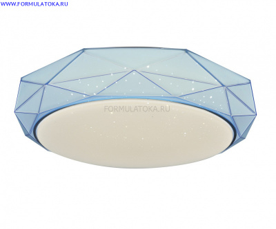 Светильник диммируемый Кристалл голубой d50 h7 Led 72W (3000-6000K) с пультом ДУ