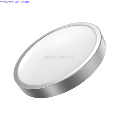 Свет-к Gauss LED 12W IP20 4100К круглый серебро 1/5 (кольцо серебро)
