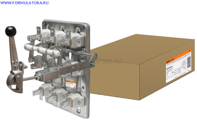 Рубильник модульный РПС-4/1П У3 TDM (400А,  правый привод, без плавких вставок)