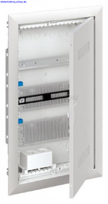 Шкаф ABB мультимедийный с дверью с вентиляционными отверстиями и DIN-рейкой UK630MV (3 ряда)