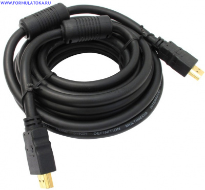 Шнур  HDMI - HDMI gold  3М с фильтрами