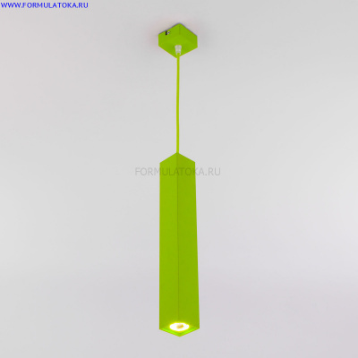 Люстра Подвесная  50154/1 LED 7Вт,67Лм, 4200К зеленый Cant