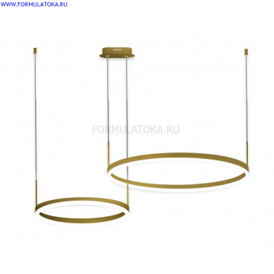08219,33P Подвесной светильник ТОР золото  w90*60 (d40+60)  h110 Led 60W (3000K)