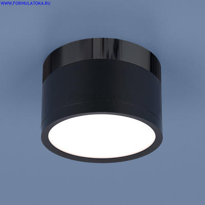 Св-к LED DLR029 10W 4200K черный матовый/черный хром